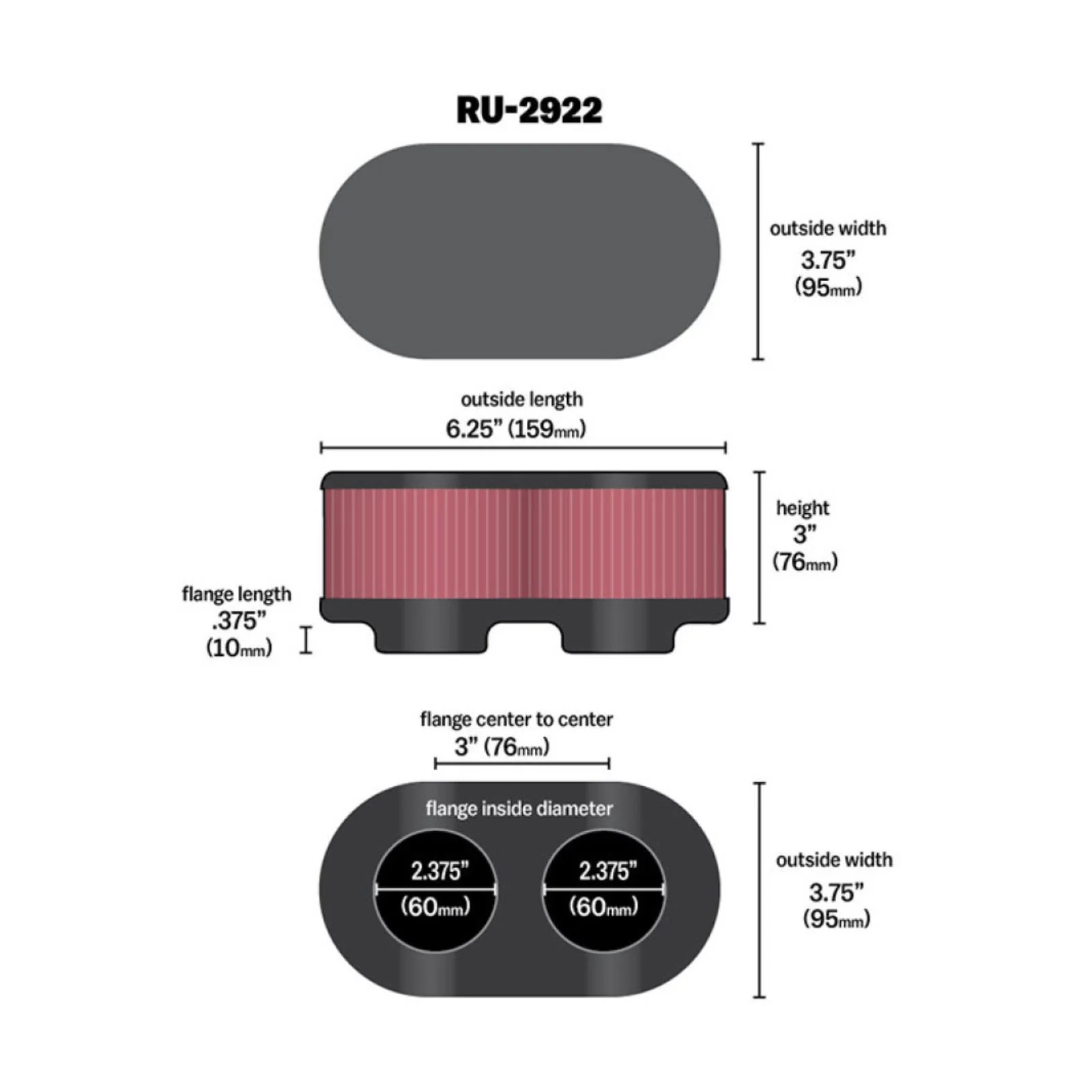 K&N Filters Air Filter [MPN: RU-2922] - Image 6